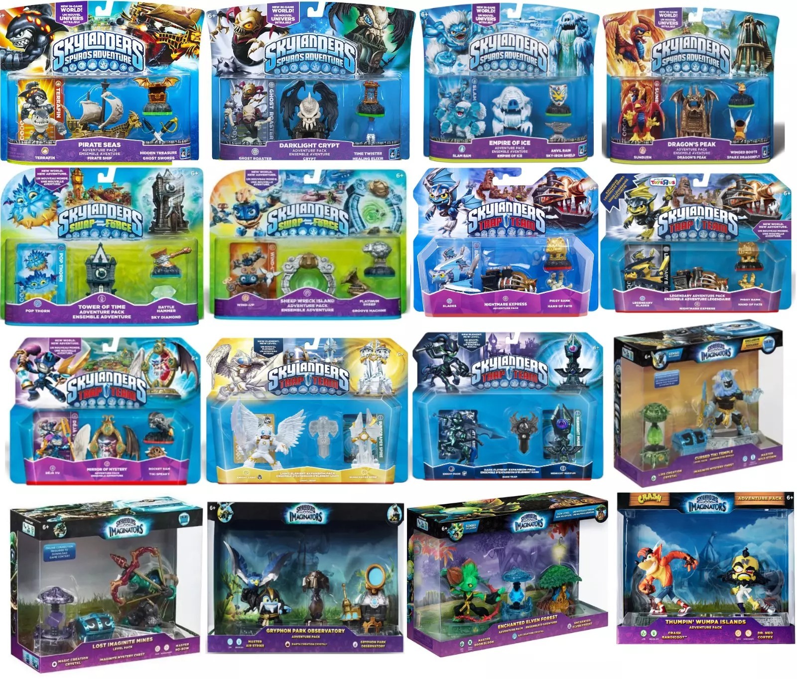 Skylanders Adventure Packs FULLY LOADED SHOP FOR SALE! | BEST PRICED NFC CARDS