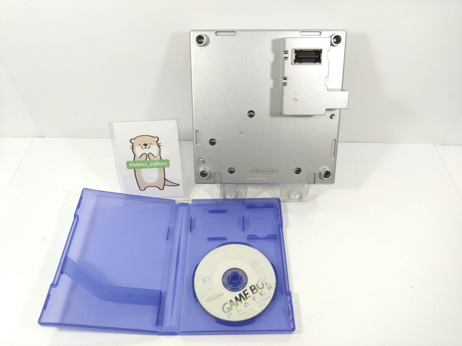 Game Boy Player DOL-017 Silver w/Startup Disc NTSC-J Nintendo Tested GC 0622H