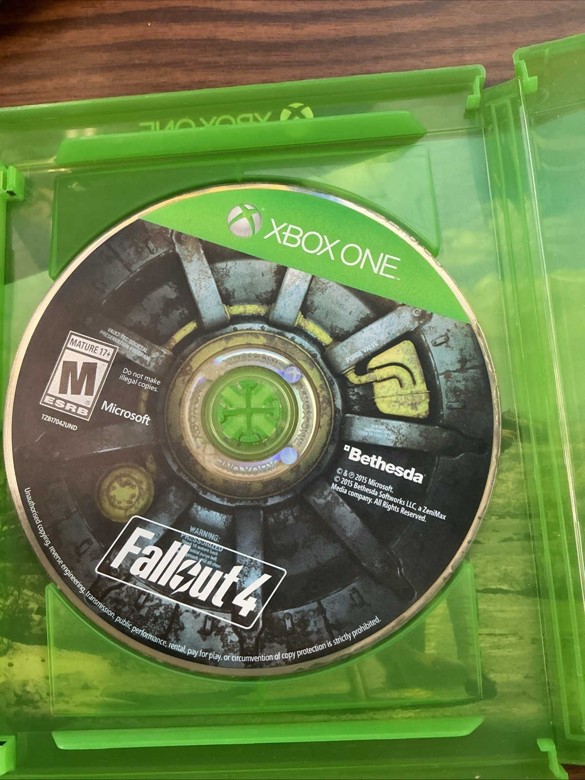 Fallout 4 (Microsoft Xbox One, 2015) Bethesda – Tested and Works No Manual