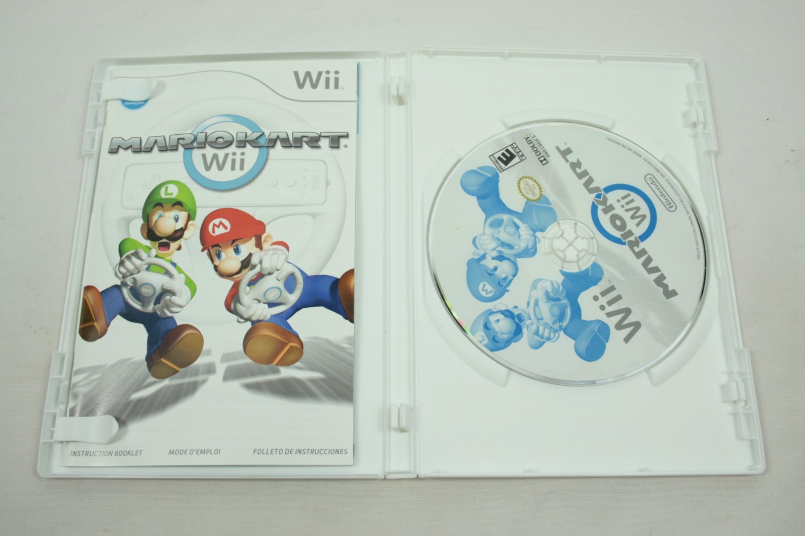 Mario Kart Wii Game CIB Nintendo Wii 2008 Complete with Manual Reg Card & Ad