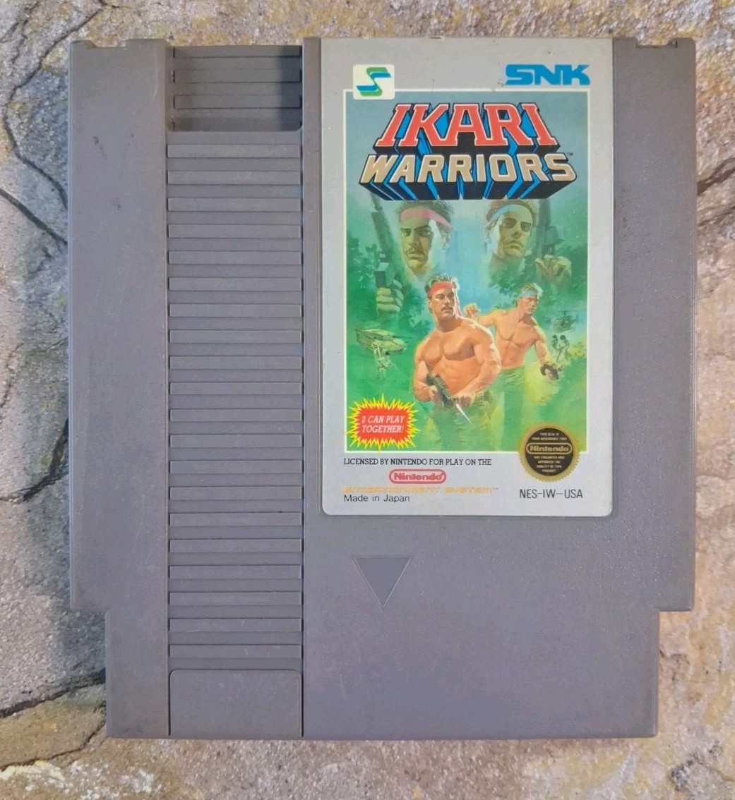 Lot (3) Rambo, Ikari Warriors, Platoon – Nintendo NES *TESTED*