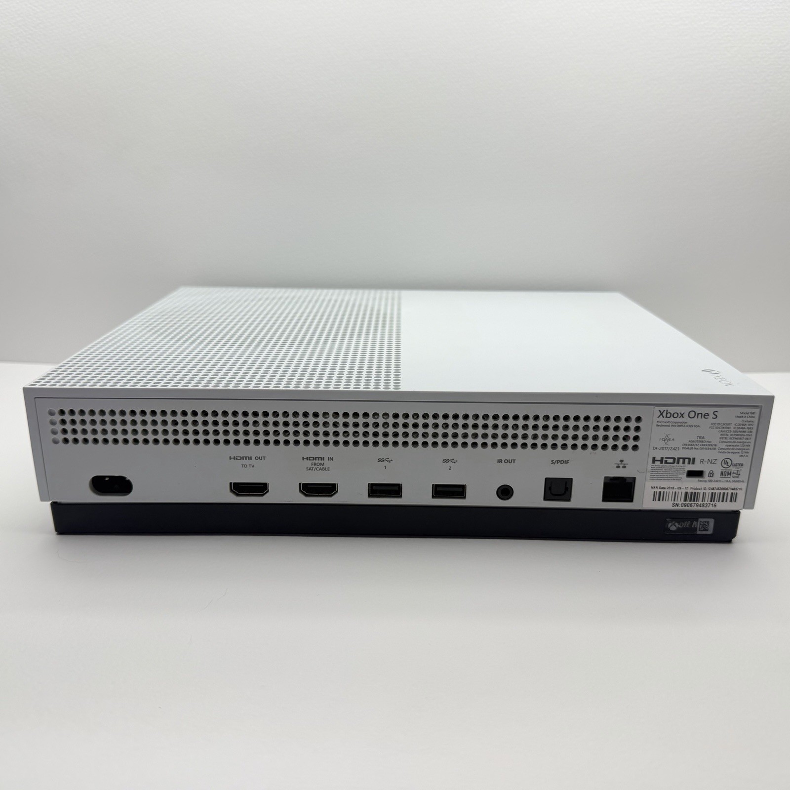 Microsoft Xbox One S 1TB With Cords Cleaned & Tested New Paste