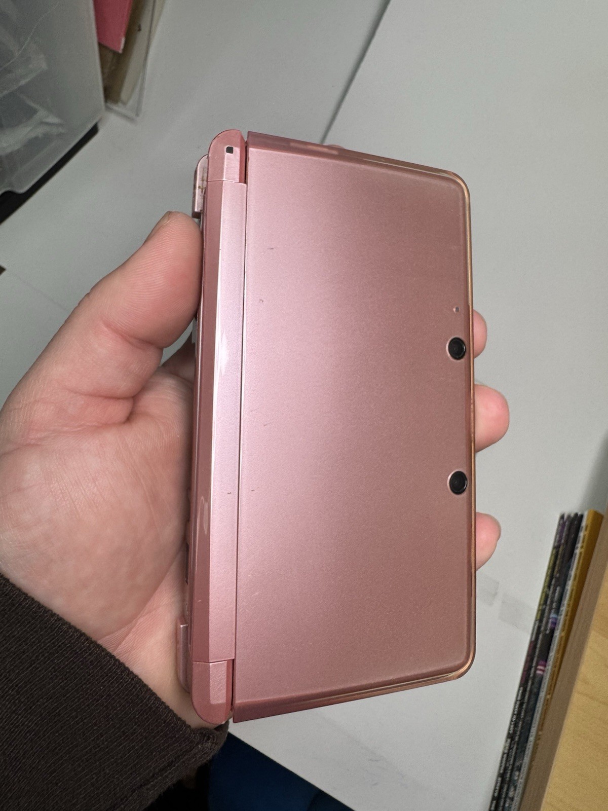 Nintendo 3DS Pink Handheld Console Wi-Fi, Headphone Jack, Box Dock Manual (READ)