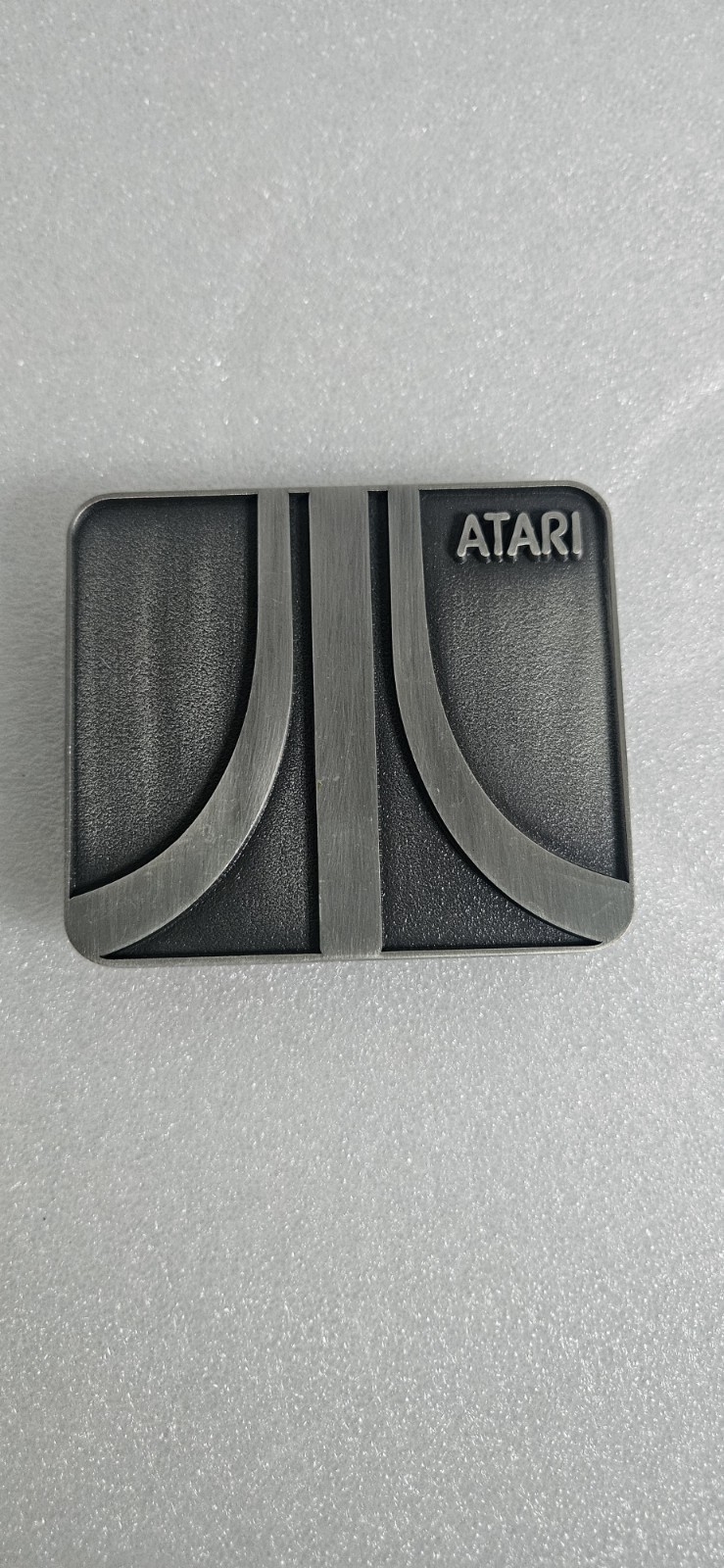 Vtg ATARI Arcade Game , Metal Belt Buckle, Atari Logo