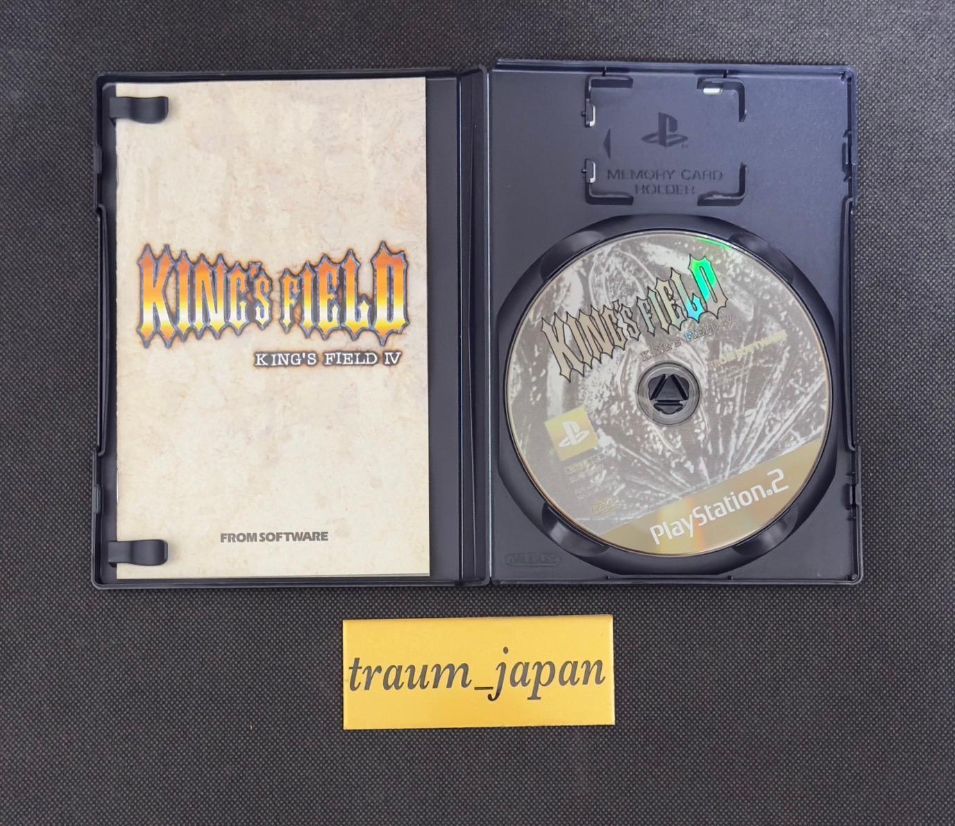 Kings Field 1 2 3 4 Game RPG set PS1 PS2 Sony PlayStation NTSC-J JAPAN Tested