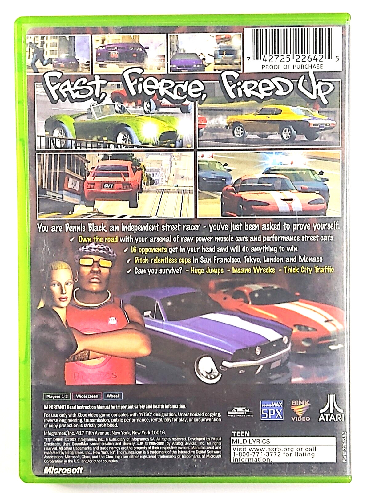 Test Drive XBOX Complete