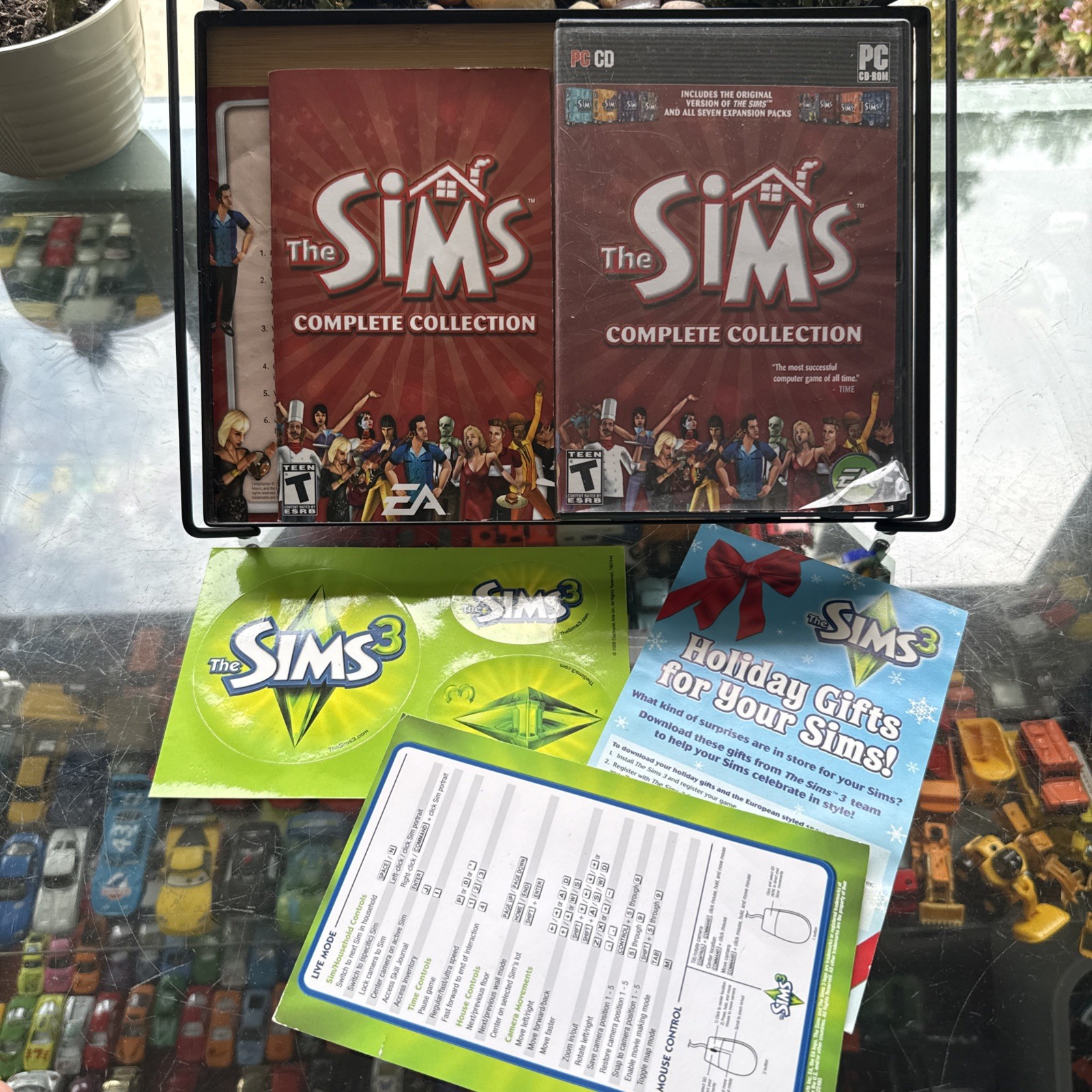 The Sims Complete Collection 2005 EA PC CDROM 4 Discs Manual Sticker Inserts CIB