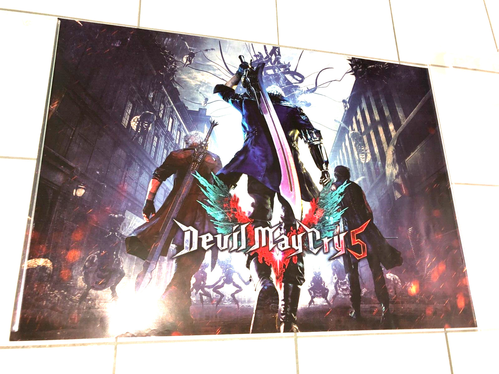 DEVIL MAY CRY 5 2019 HORROR RARE ORIG AUST NMINT MA15+ PS4 XBOX ONE GAMES POSTER