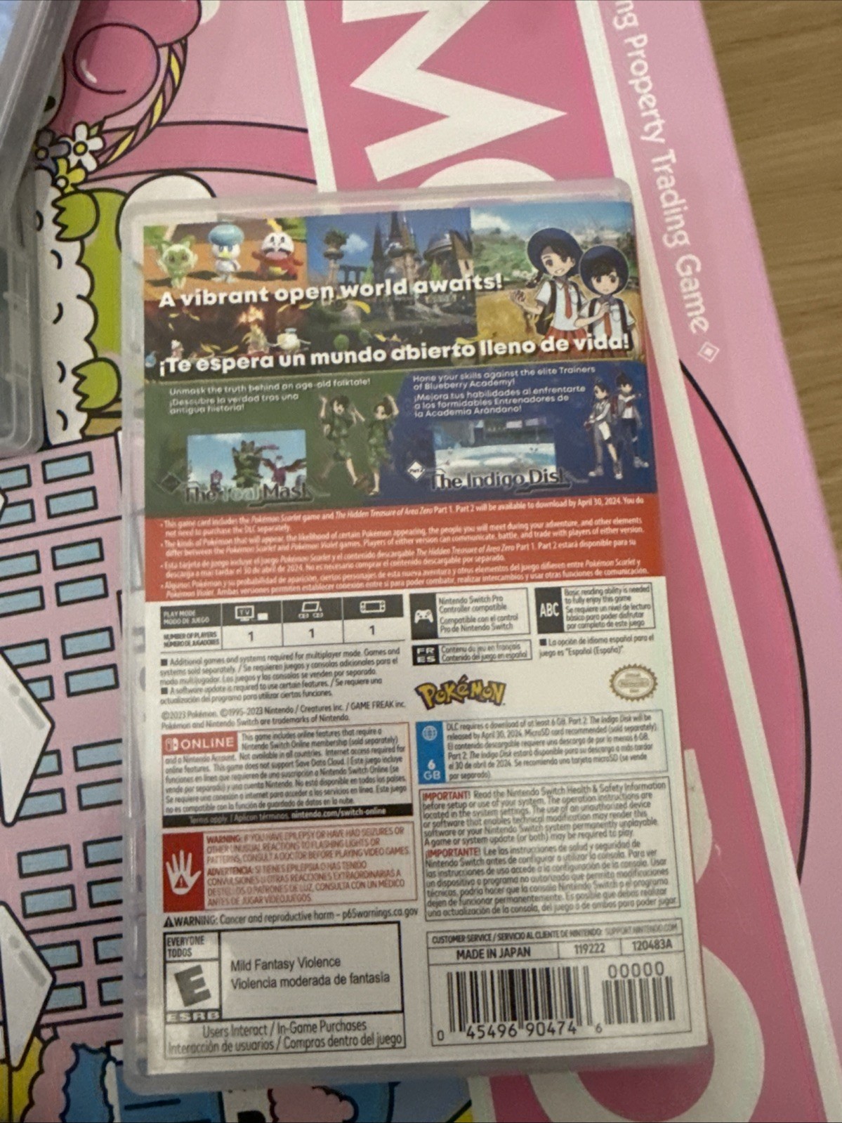 Pokemon Scarlet and The Hidden Treasure of Area Zero – Bundle (Nintendo Switch,