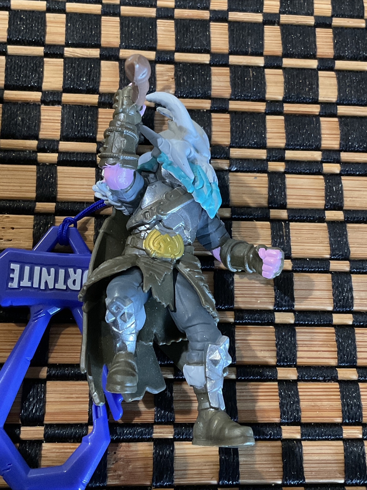 Fortnite Figure Backpack Clip Key Chain- Ragnarok Series 1