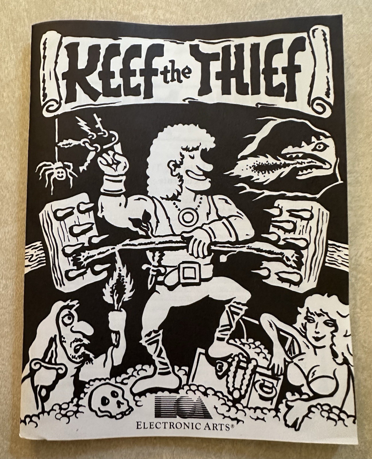 Keef the Thief for Amiga Electronic Arts 1989 Game Complete In Box