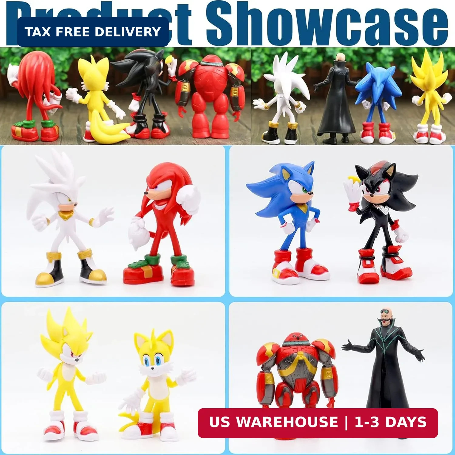 Hedgehog Action Figure, 6.5in Hedgehog Style Statue Handcrafted Collectible for
