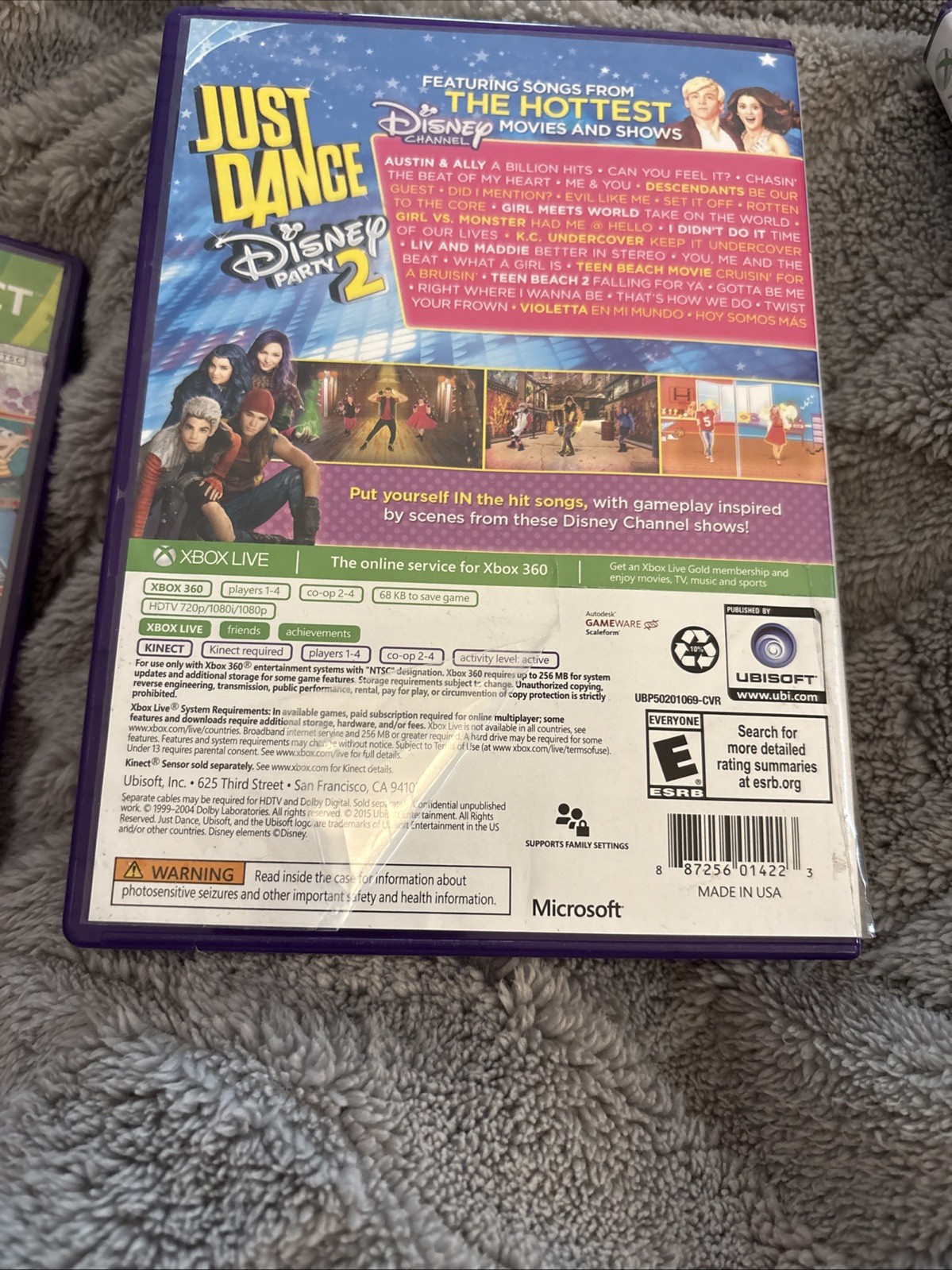 Xbox 360 Just Dance Bundle Lot of 3 – Disney Party 1 & 2, Just Dance 2014