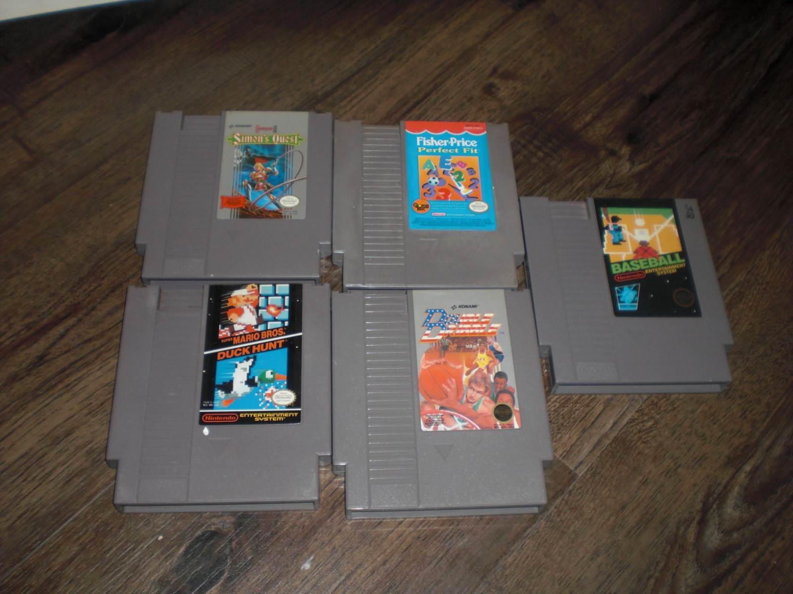 NES Nintendo Castlevania 2 Simon’s Quest Mario Bros Duck Hunt Double Dribble Bas