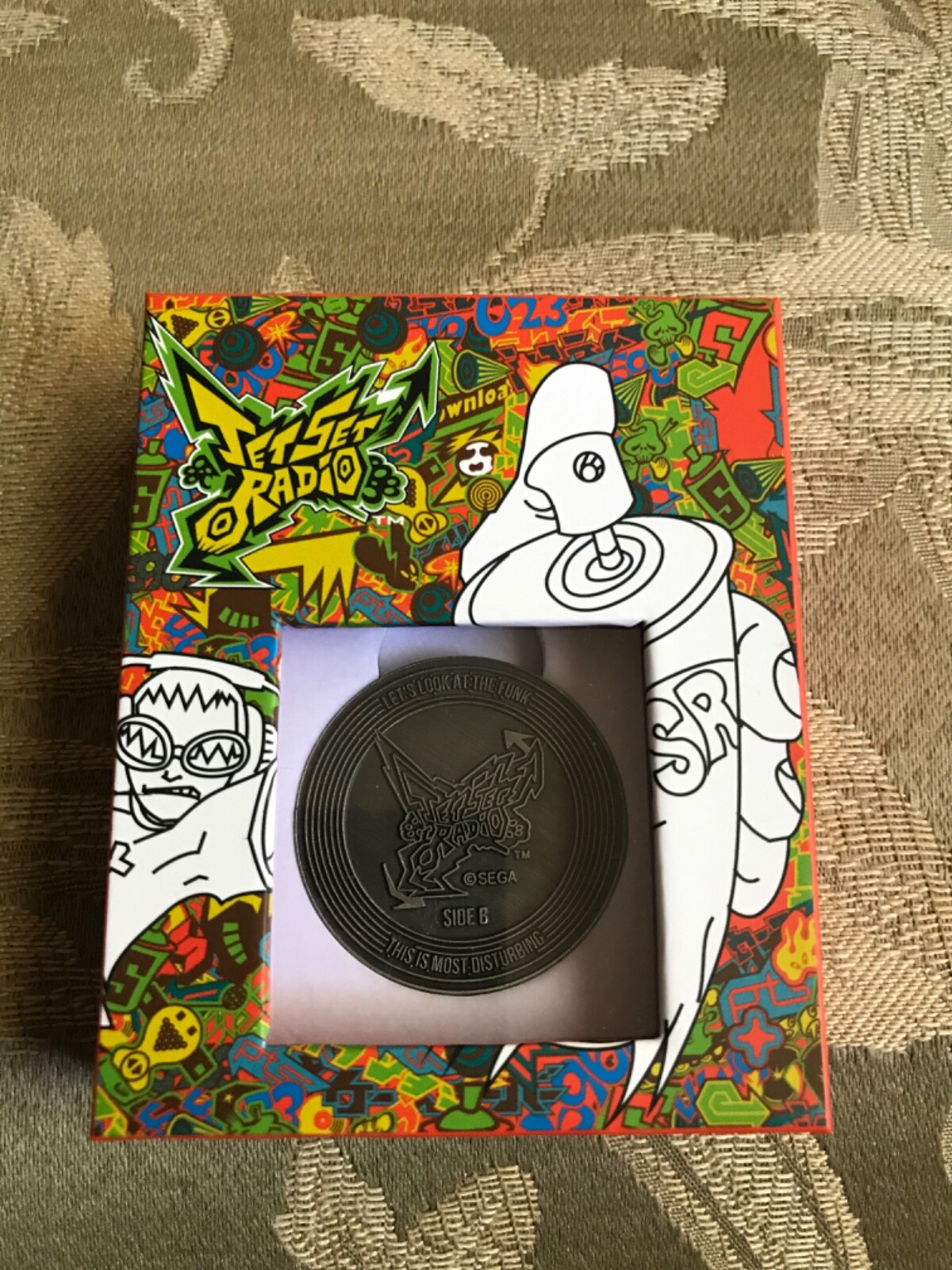 Jet Set Grind Radio Coin Medal Sega Shop EU Exclusive 300 Units Rare