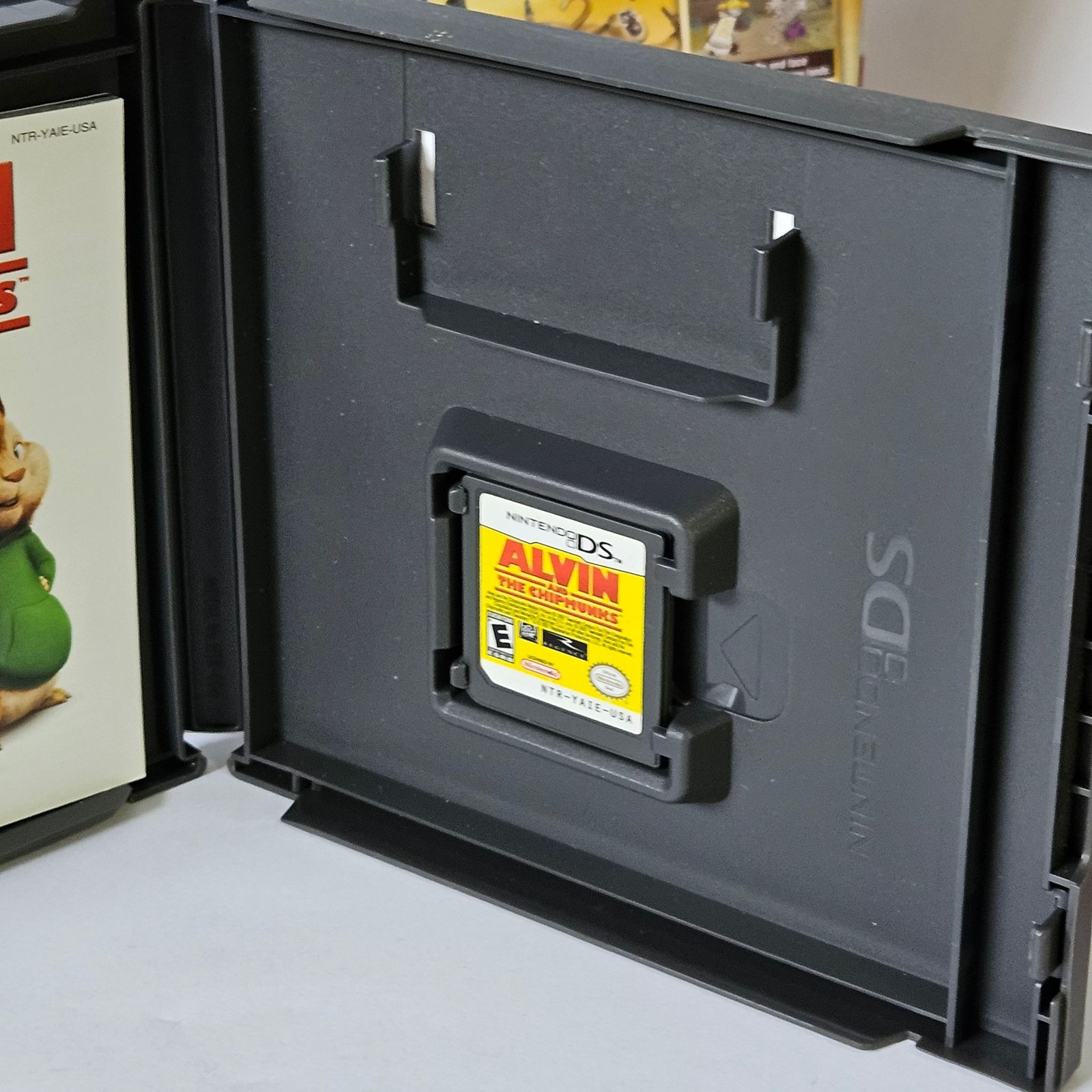 Nintendo DS Alvin and The Chipmunks Kung Fu Panda Lot of 2 Cartridges Manuals