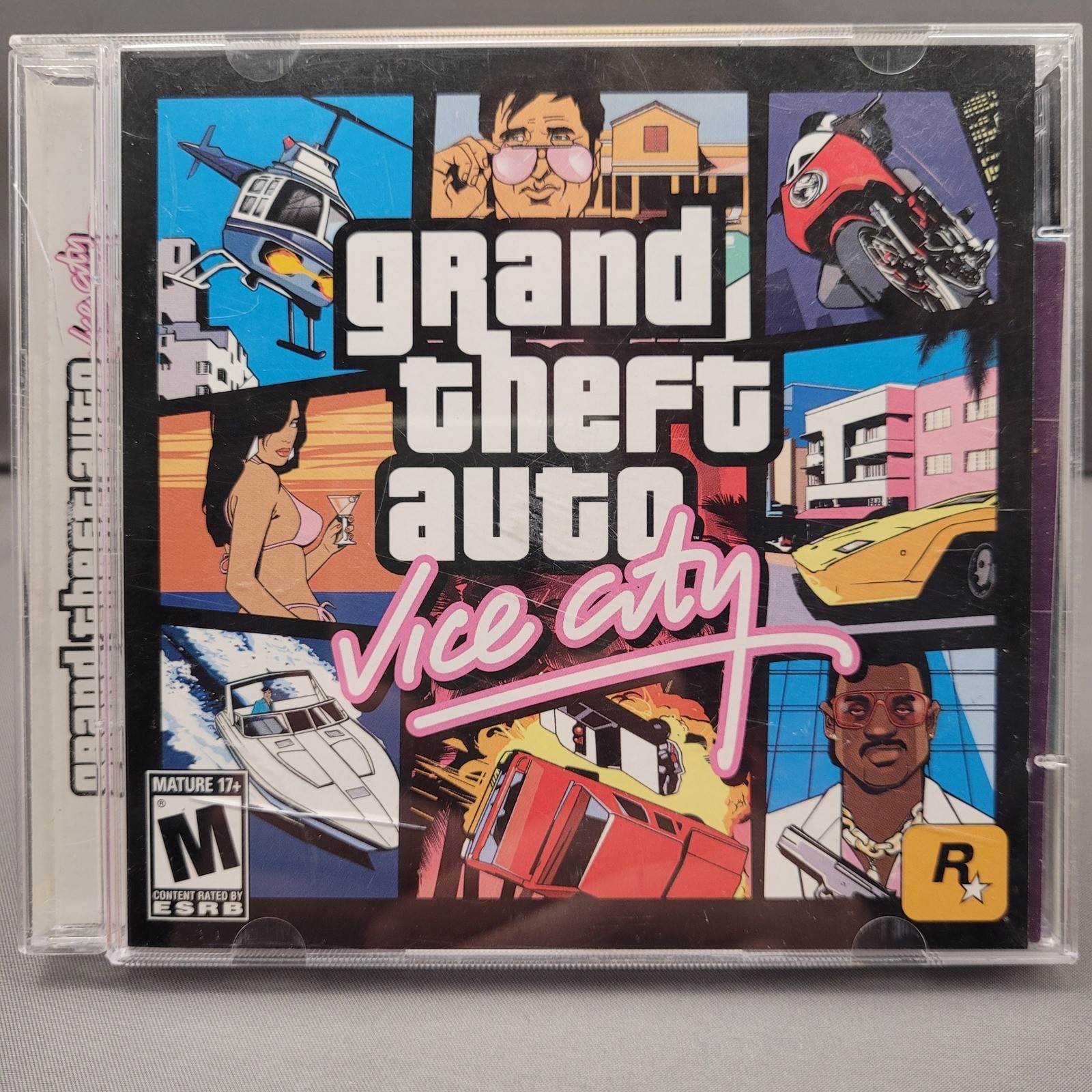 Grand Theft Auto Vice City by Rockstar Games (PC CD-ROM, 2004) w/ manual and map