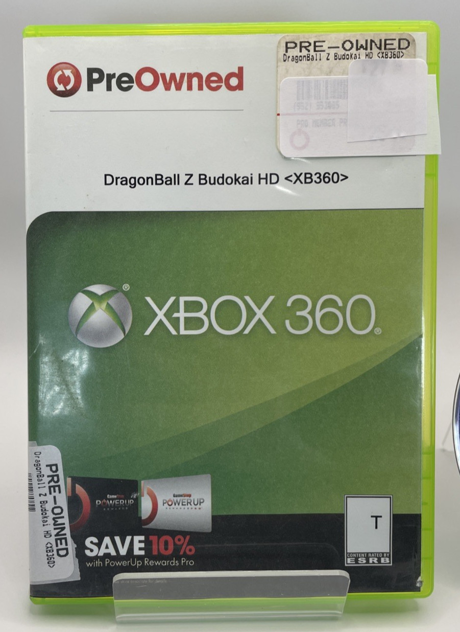 Dragon Ball Z: Budokai HD Collection (Xbox 360, 2012), Video Game, Disk & Case