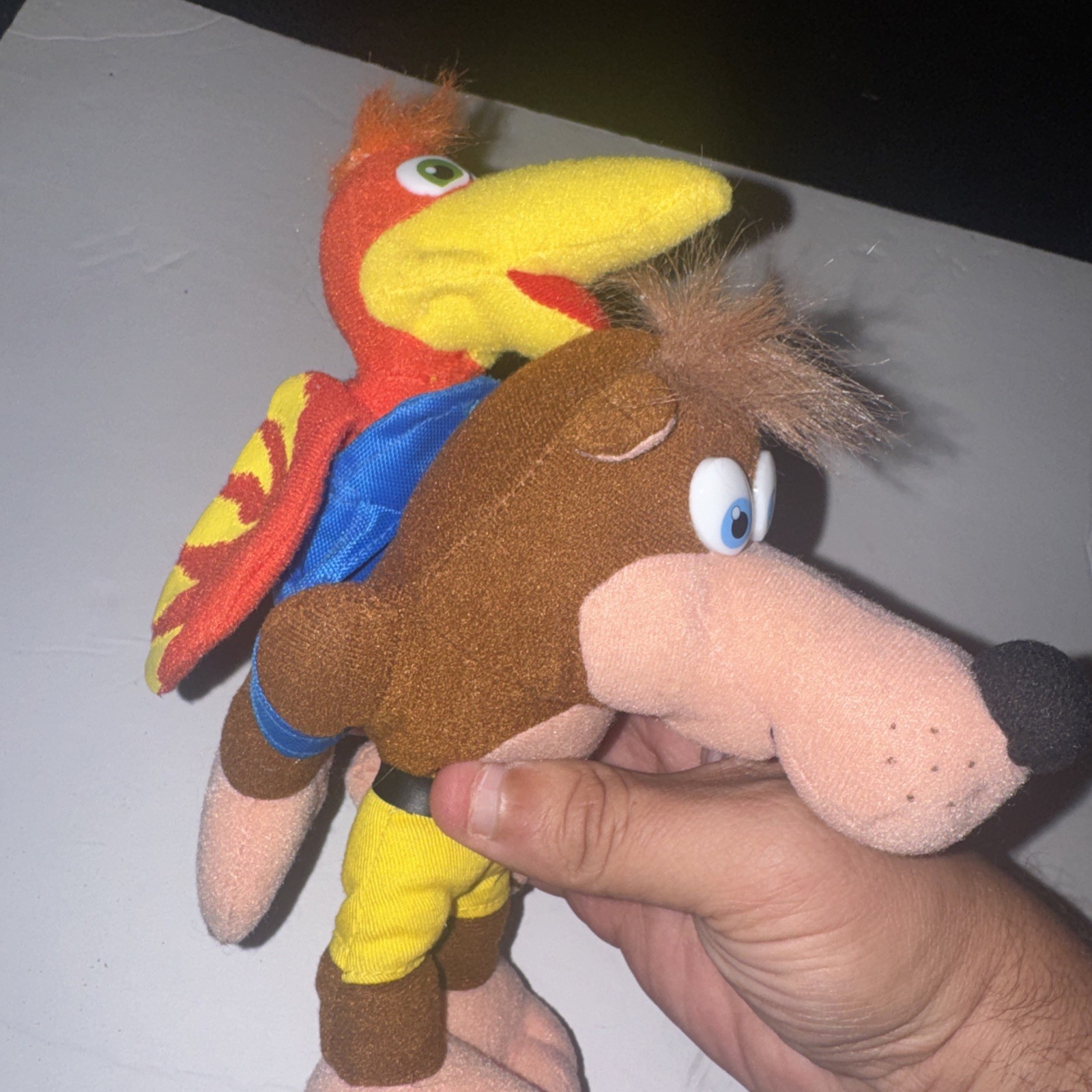 Vintage BD&A Banjo Kazooie Stuffed Animal Beanbag Plush 8” W/ Tag – Authentic