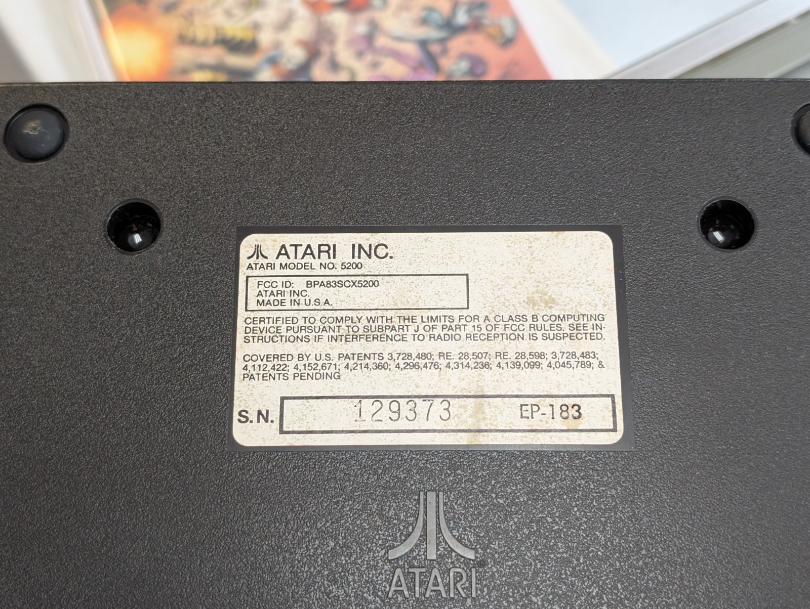 Atari 5200 4 Port Console Only W/ Box Instructions VCS Cartridge Adapter | 1983