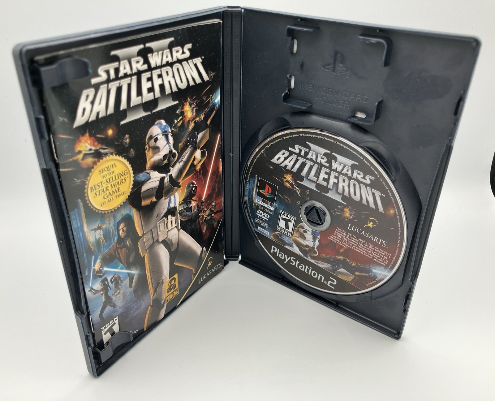 Star Wars Battlefront Black Label Playstation 2, (PS2) Complete CIB-Tested MINT