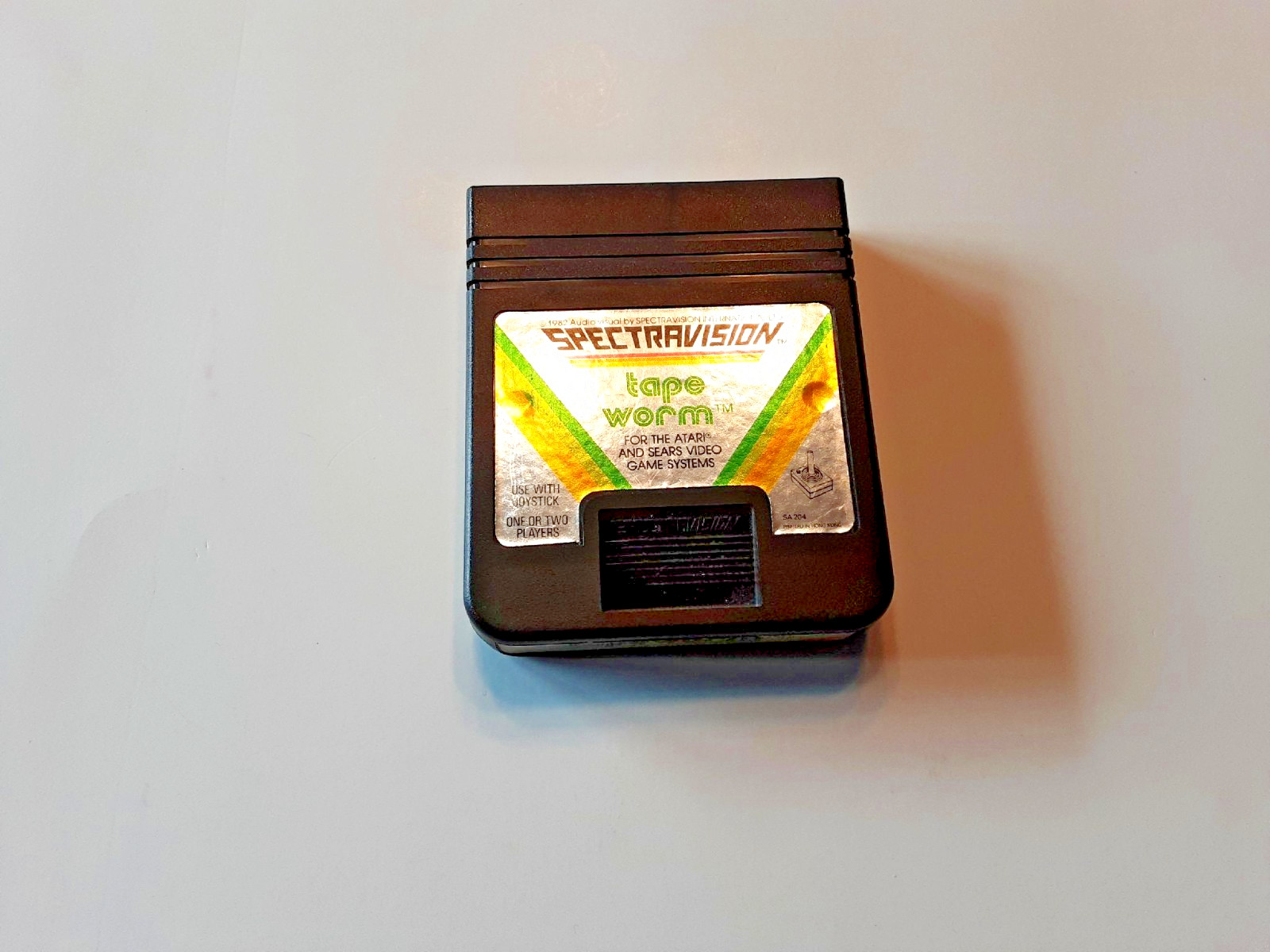 TAPE WORM Cartridge + Manual Spectravision 1982 Atari 2600 Tested NTSC