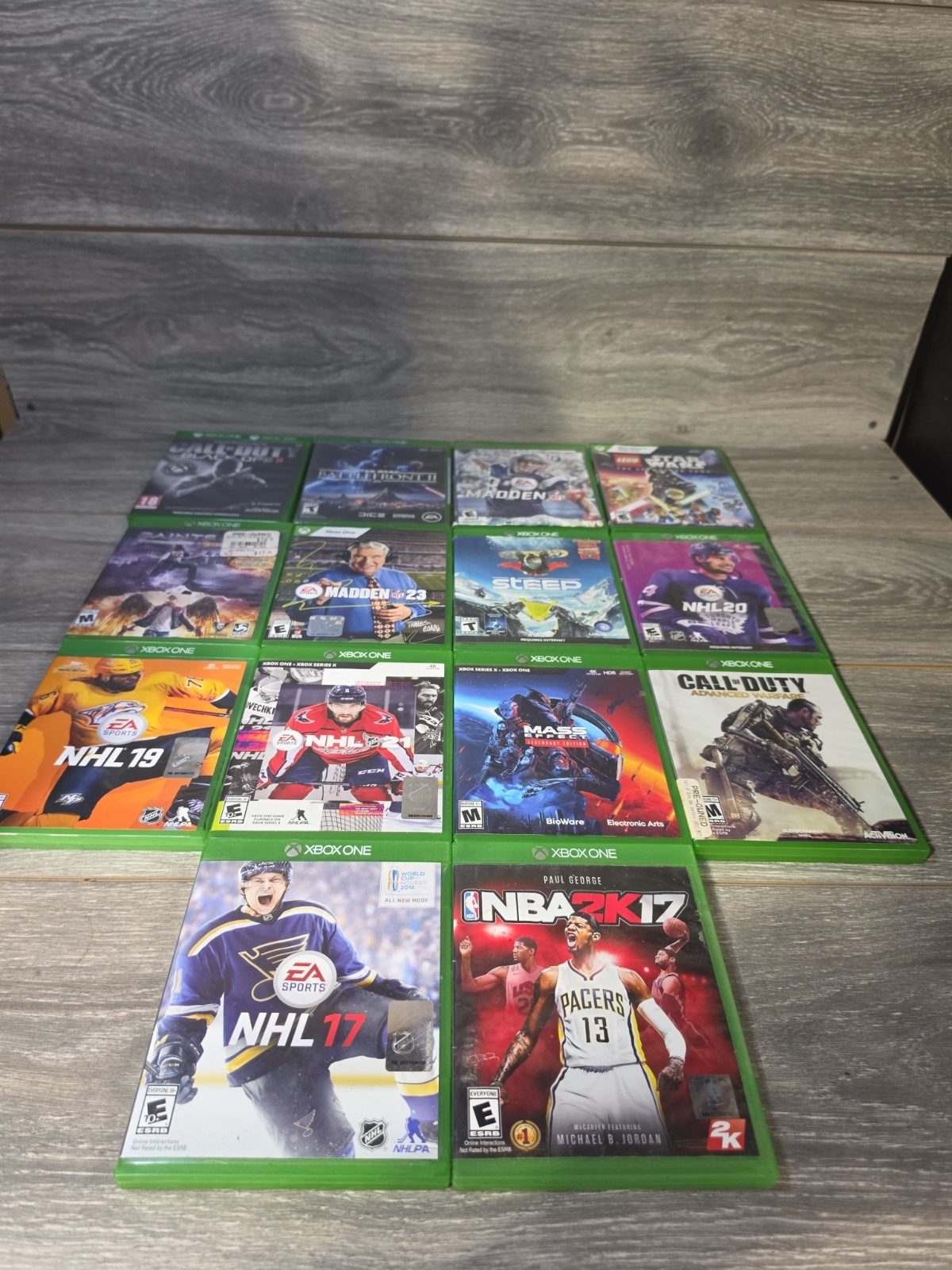 Lot Of 14 Miscellaneous Xbox One Games- Call Of Duty, NHL, Madden,Steep [Tested]