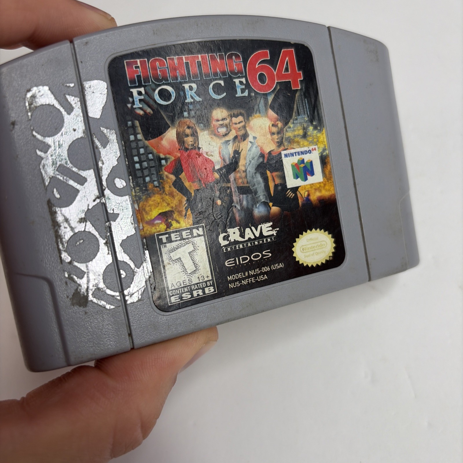 TESTED Fighting Force 64 Nintendo 64 Authentic OEM Game
