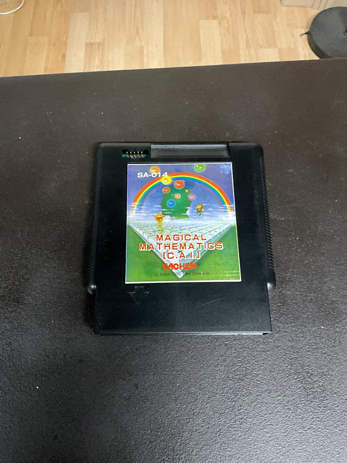 Ultra Rare Nintendo Famicom Magical Mathematics Genius Korea Version Game FC NES