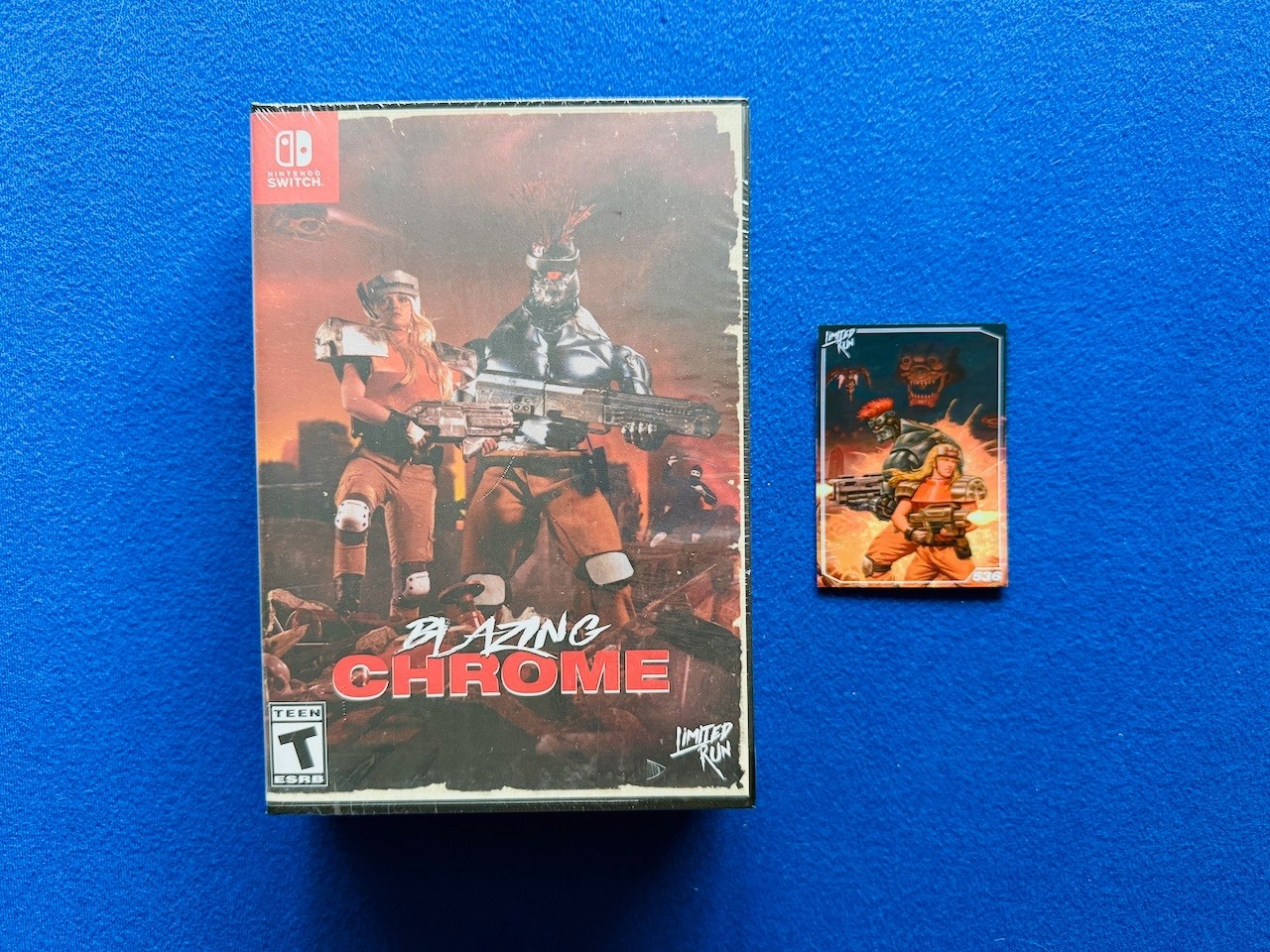 Blazing Chrome VHS Collector’s Edition Nintendo Switch 2019 NEW Sealed #048 MINT