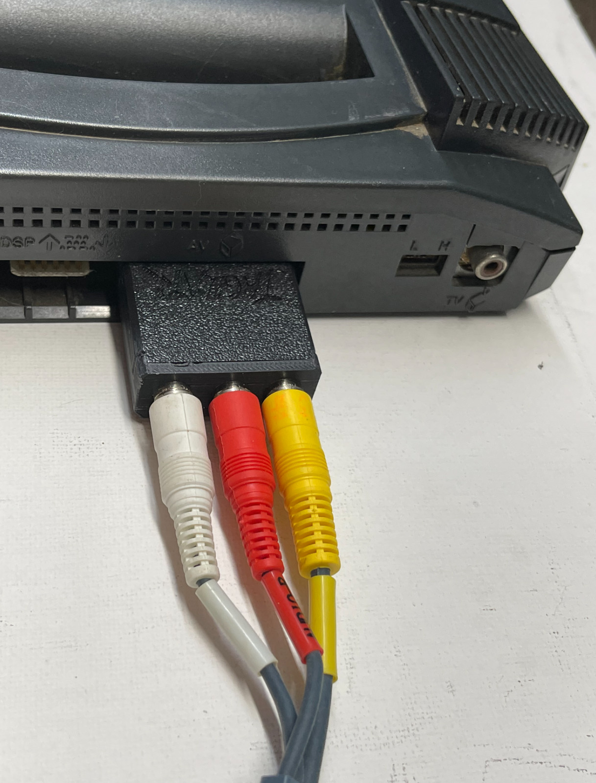Atari Jaguar AV Composite Stereo RCA Card Edge Connector Free ship