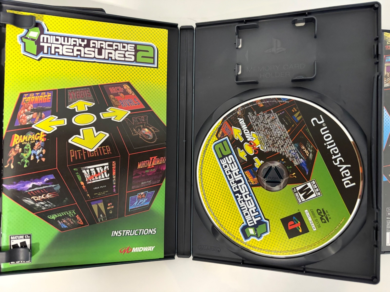 Midway Arcade Treasures lot 3 games PlayStation 2 complete