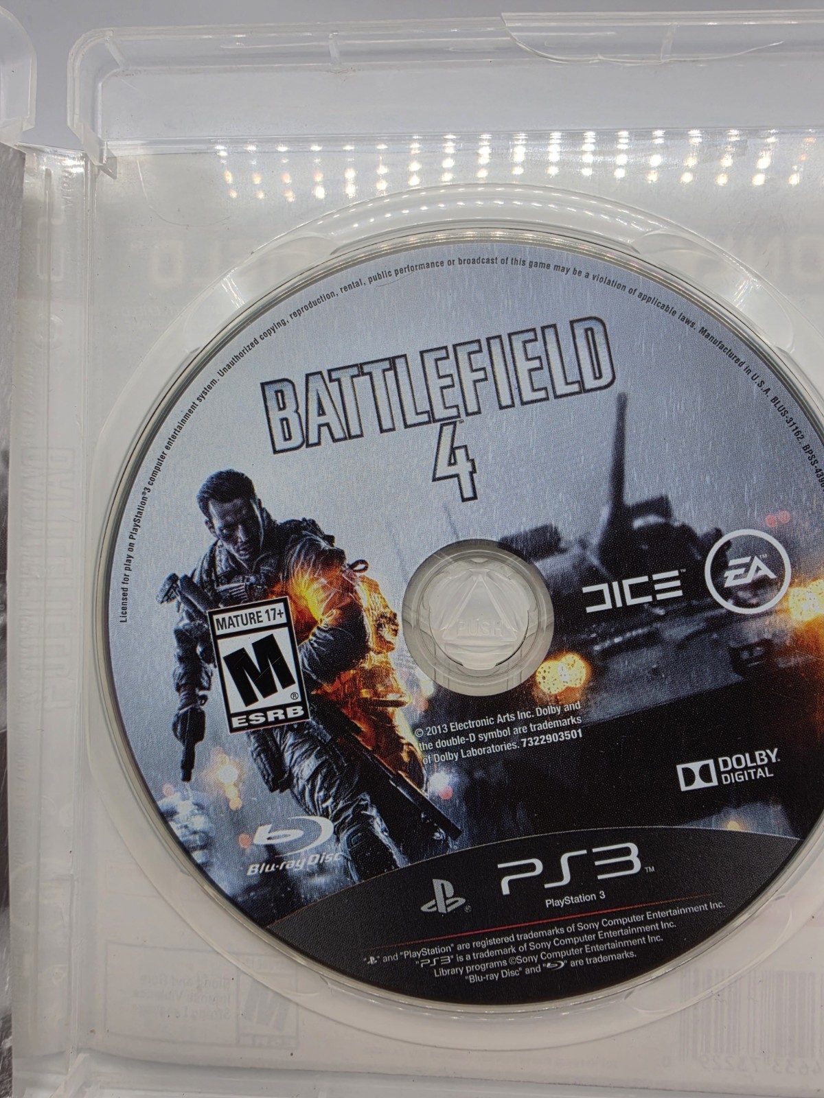 Battlefield 4 PS3 Playstation 3 Complete Video Game Cib Mint Tested