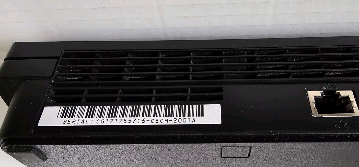 Sony PlayStation 3 120GB CECH-2001A Console *Parts/Repair* Disc Read Issue