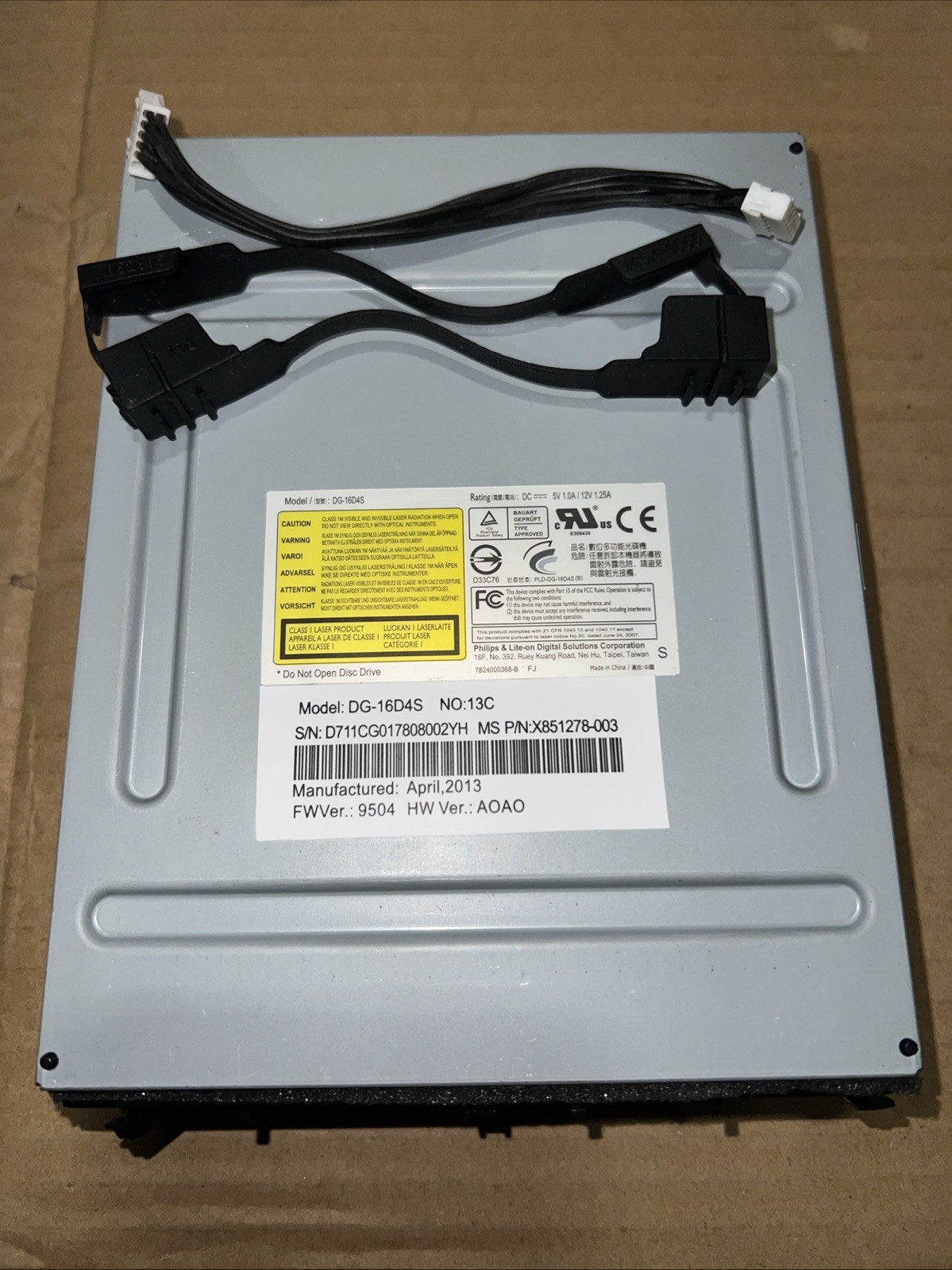 Disc Drive 16D4S for Microsoft Xbox 360 Slim Game Console Replacement Part