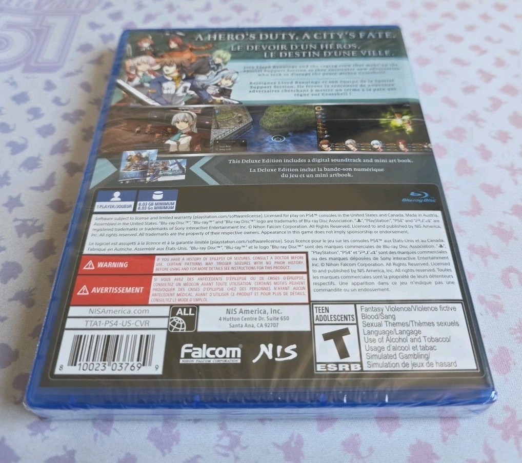 The Legend of Heroes: Trails to Azure – Deluxe Edition (PS4) – SHIPS TODAY!