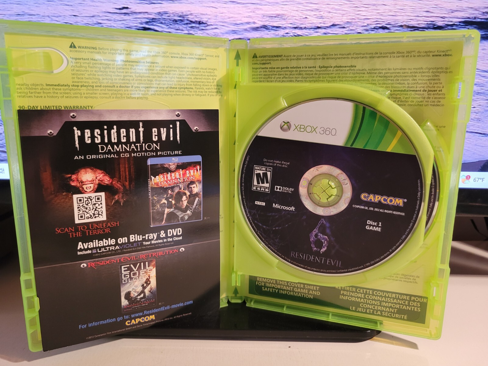 Resident Evil 5 & 6 (Microsoft Xbox 360 Lot) Capcom, Complete