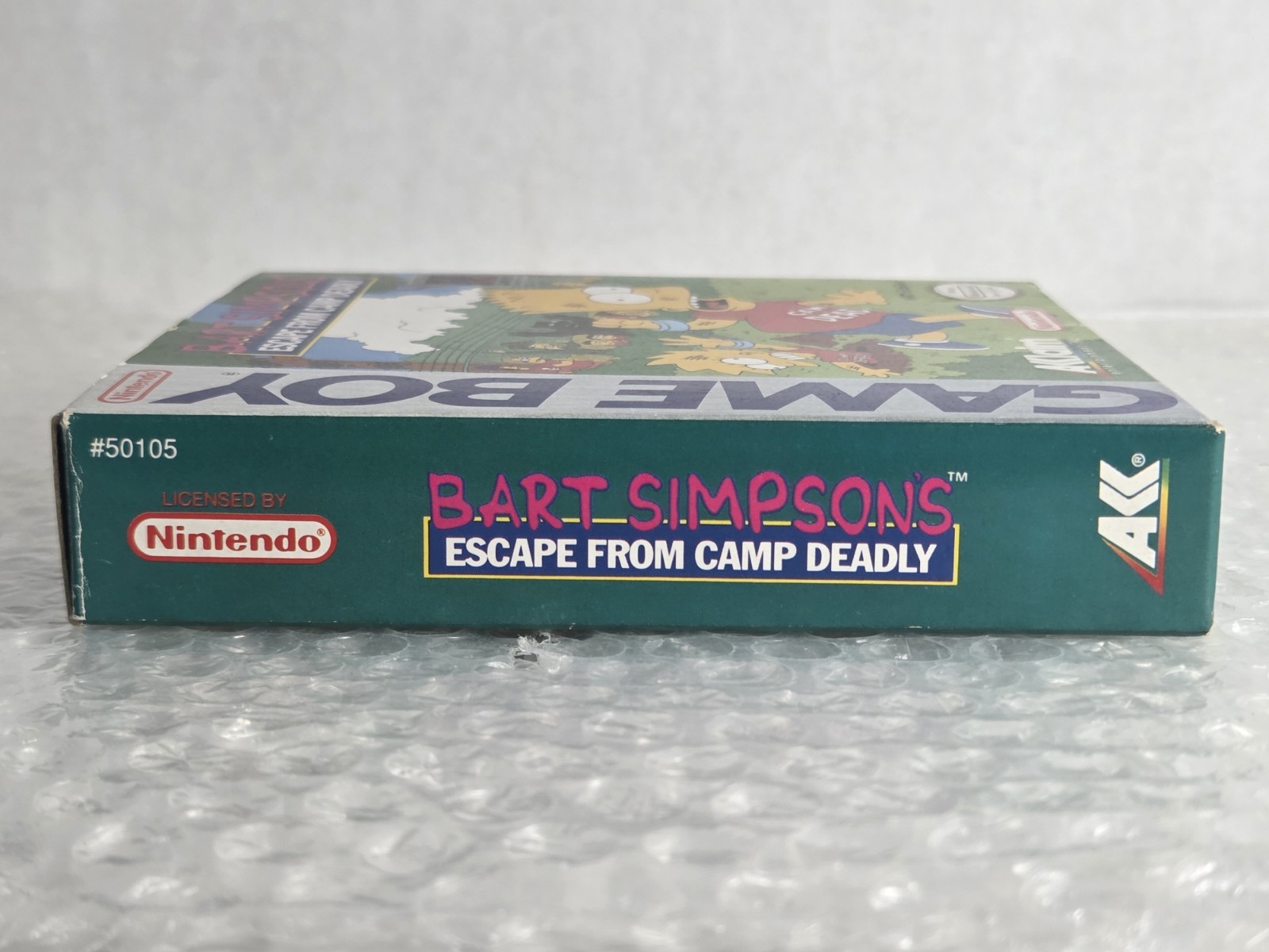 Bart Simpson’s Escape From Camp Deadly Nintendo Game Boy Complete CIB Tested Akl