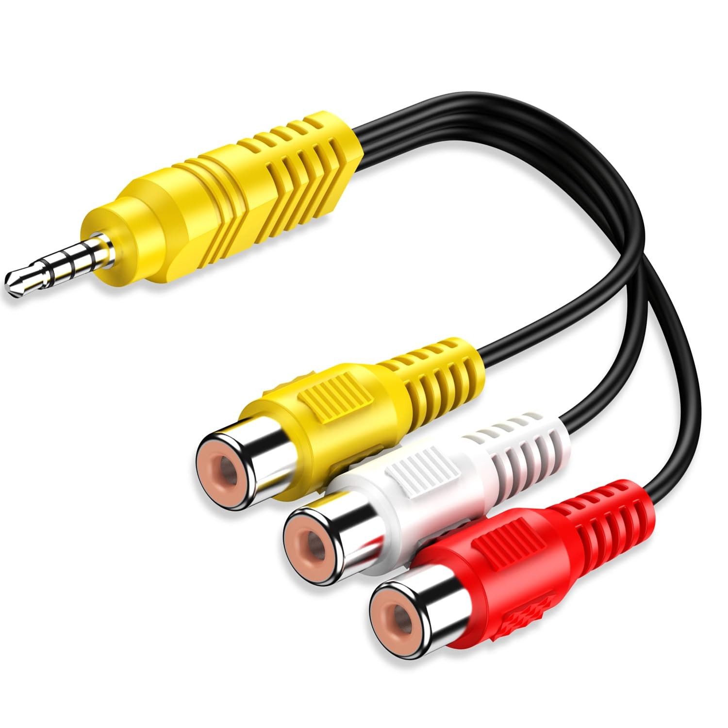 AV Adapter, Video AV Component Adapter Cable Replacement for TCL TV, 3 RCA to AV