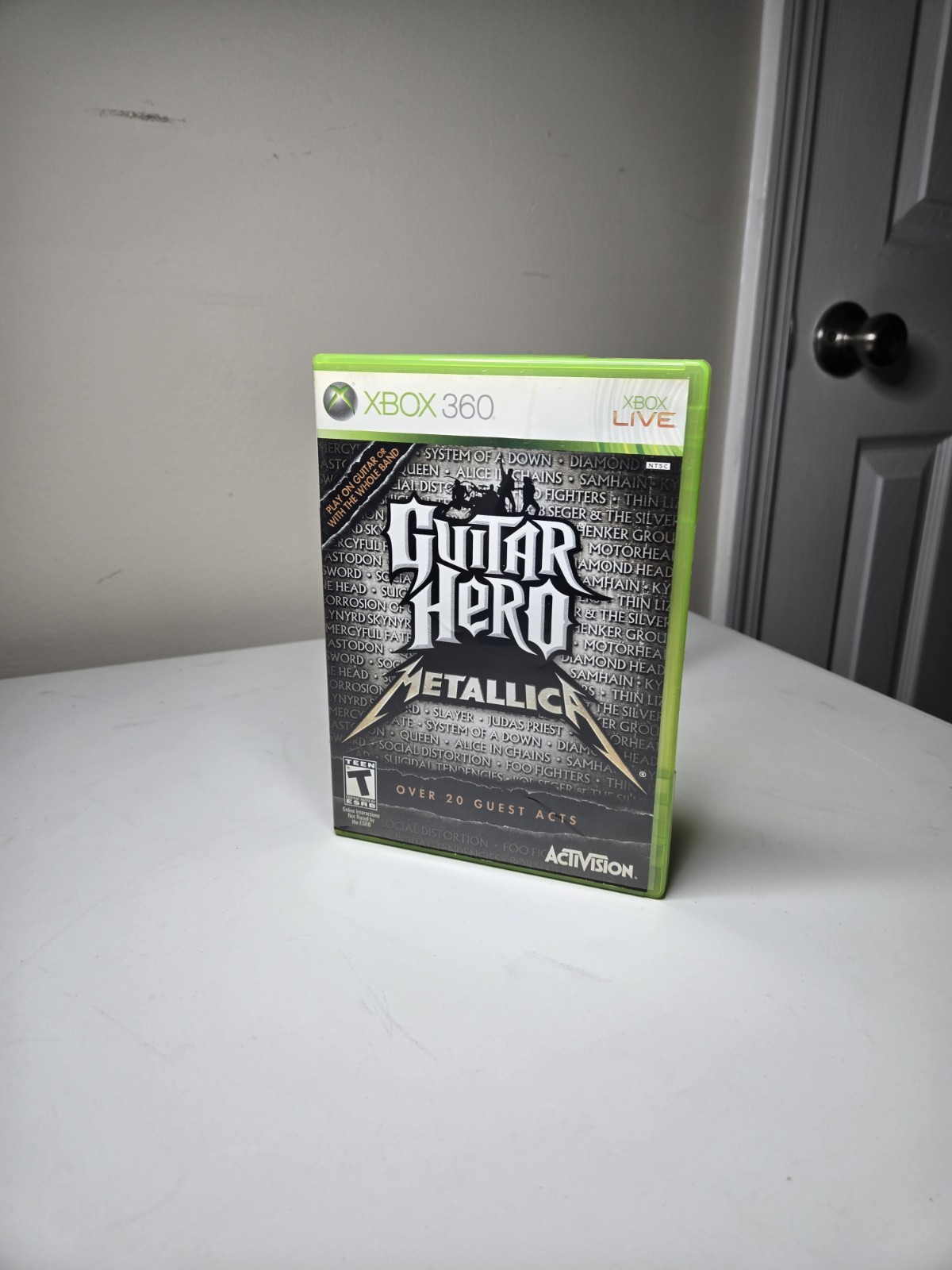 Guitar Hero: Metallica! (Microsoft Xbox 360, 2009) Manual Included Tested Works!