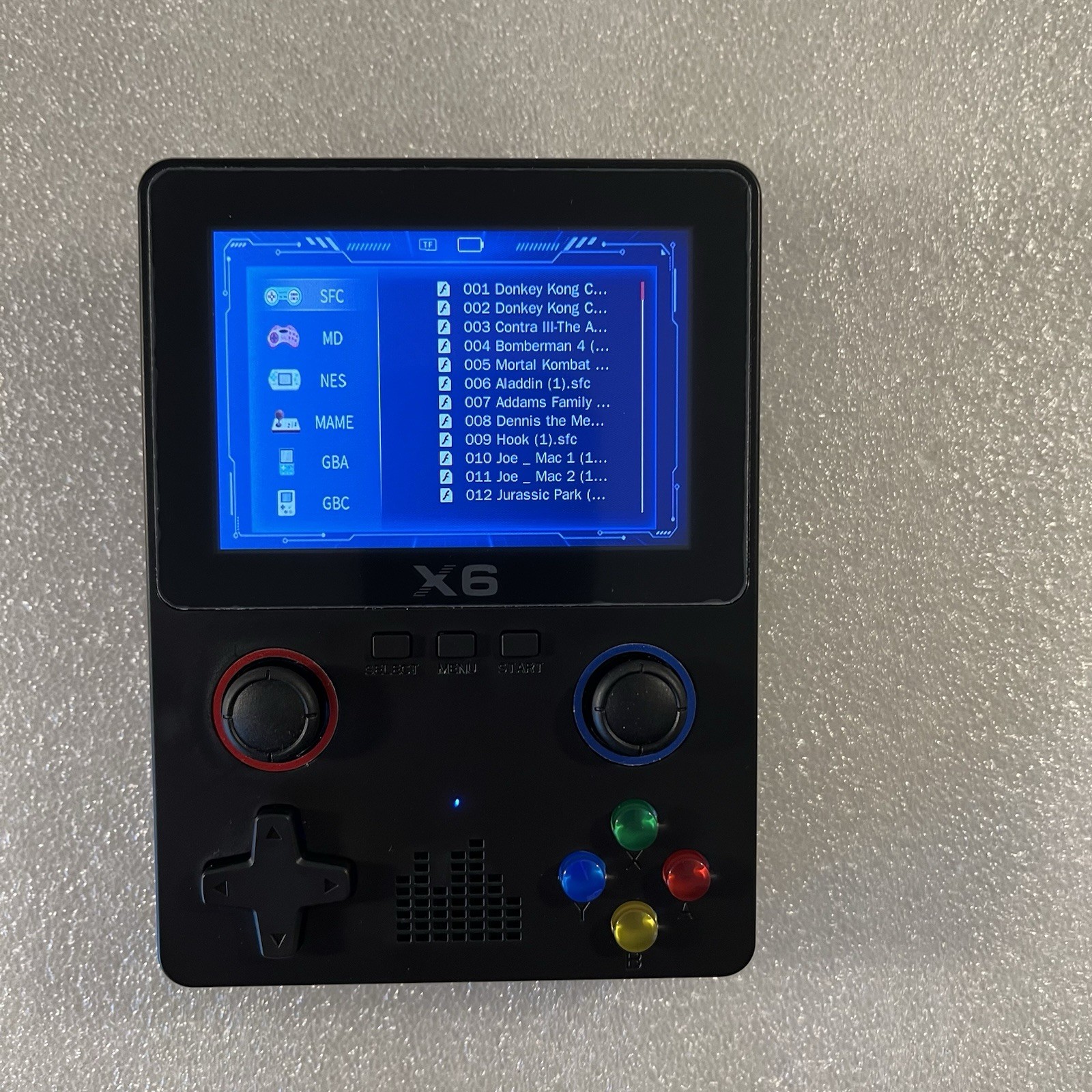 X6 Handheld Game Console 3.5′ Screen Dual Joystick 100’s Of Games!!! Open Box