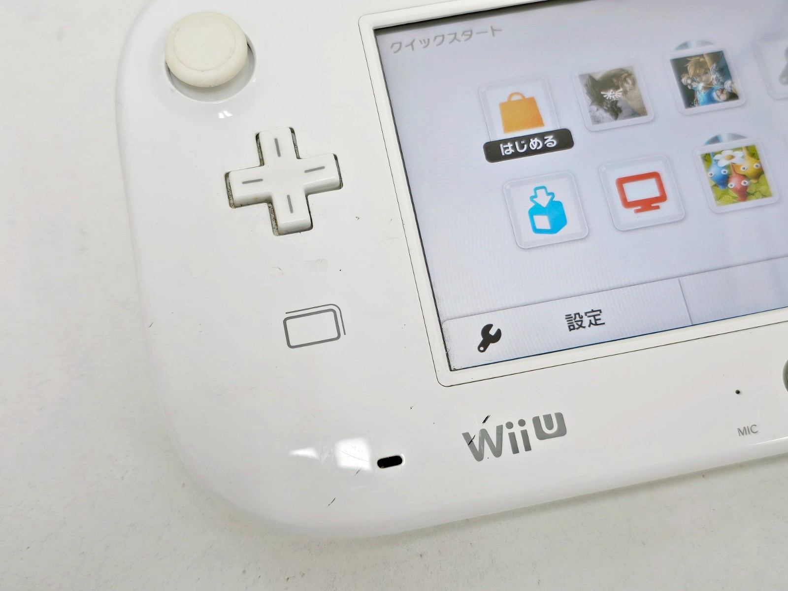 Nintendo Wii U Game Pad White WUP-010(JPN) 437
