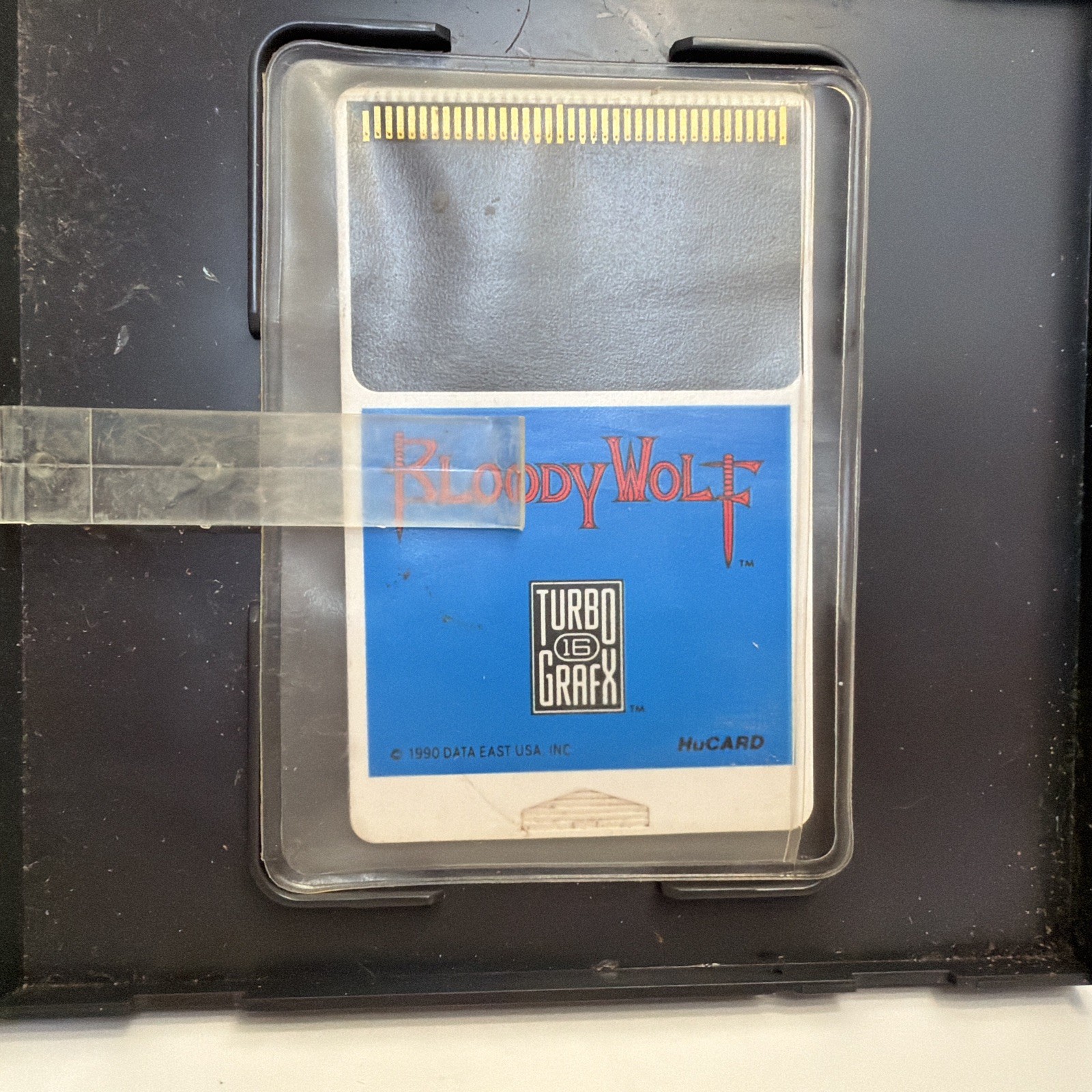 Bloody Wolf (TurboGrafx-16, 1990) HuCard w/ Manual Tested