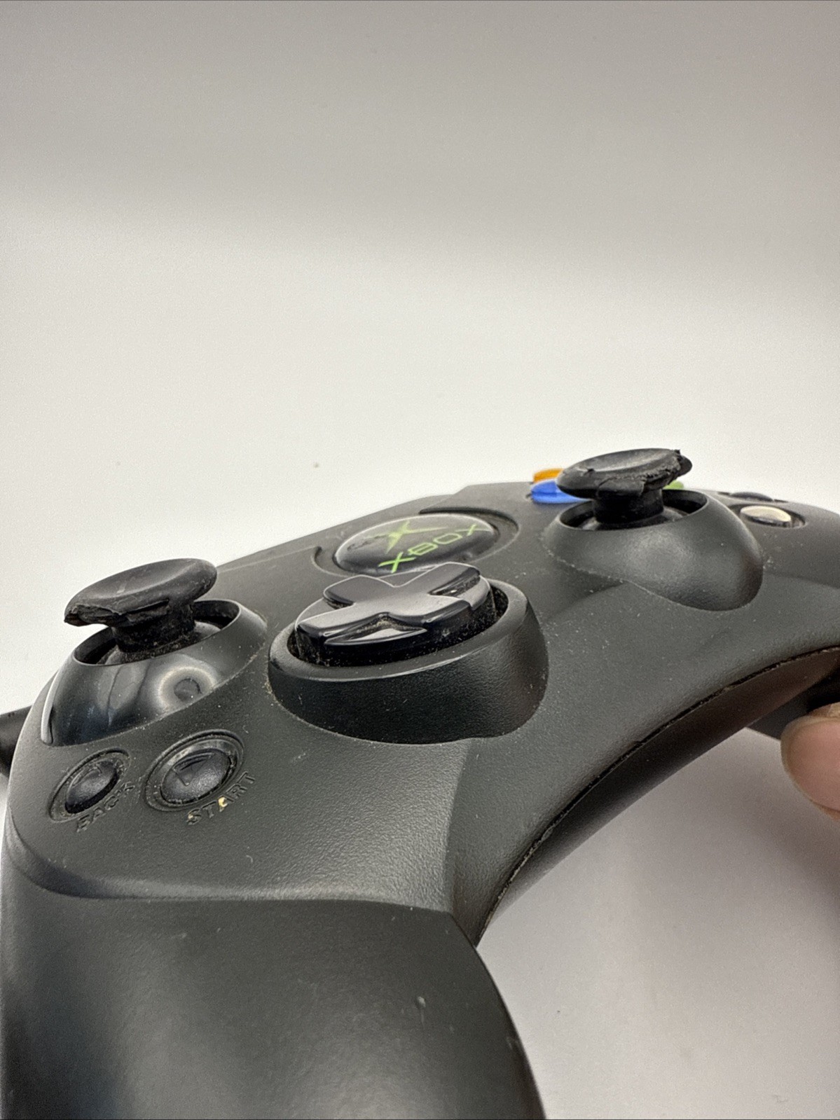 Microsoft Xbox Controller S Wired Black Model X08-69873 Original Untested