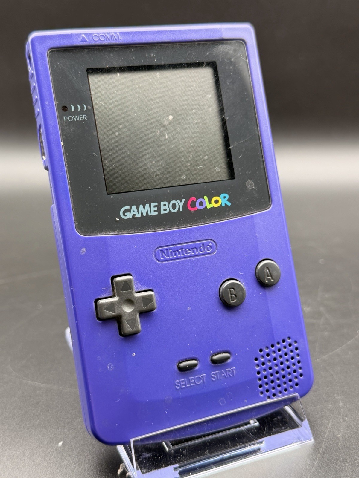 Nintendo CGB-001 GameBoy Color Handheld Gaming Console – Purple – Tested