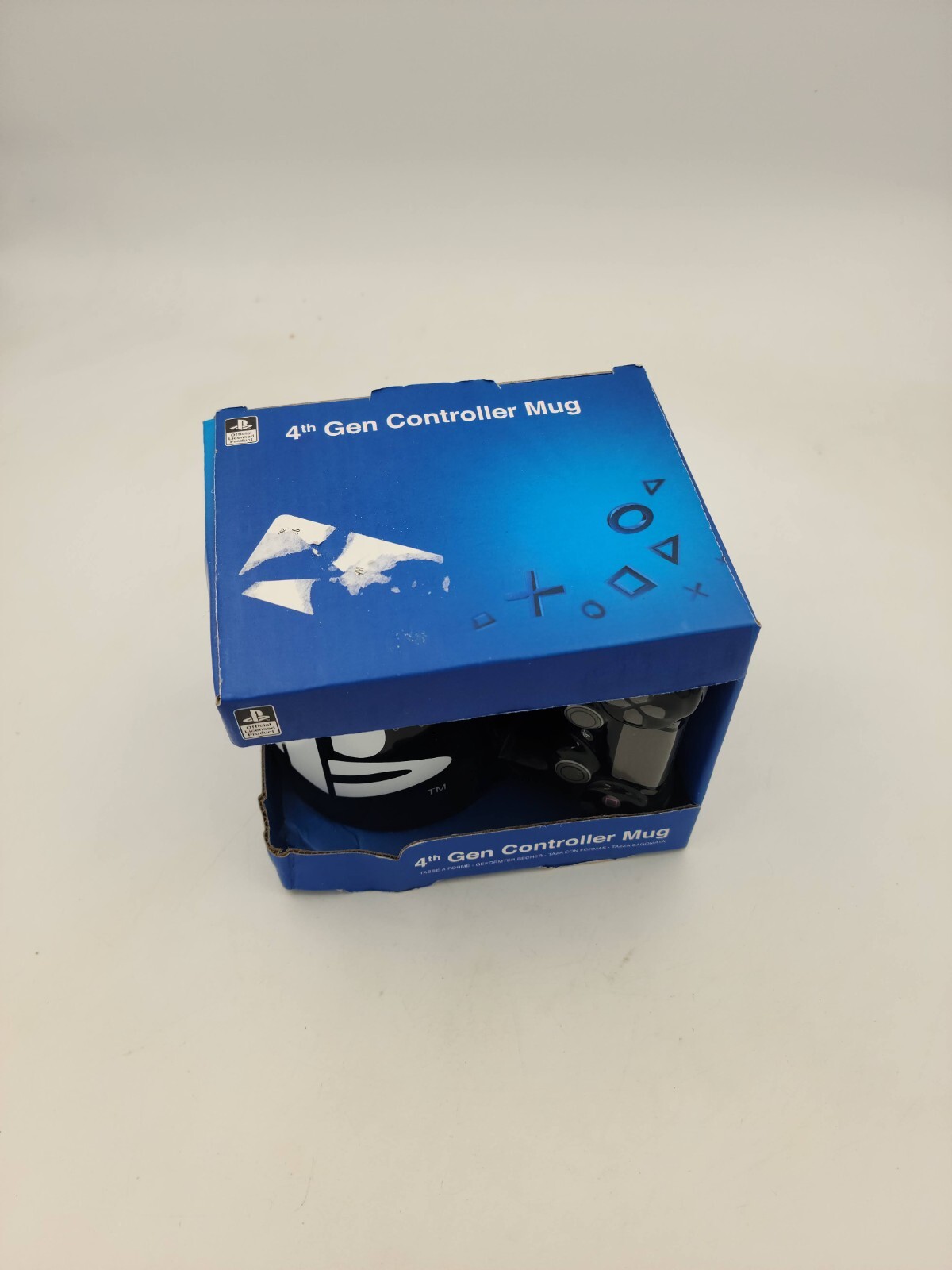 Playstation 4th Gen Controller 11 oz. PS4 PS5 Mug Black Coffee Tea NEW Official