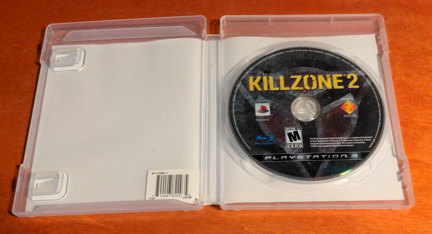 Killzone 2 Sony PlayStation 3 PS3 SCEA Havok Guerrilla Dolby Digital Mature