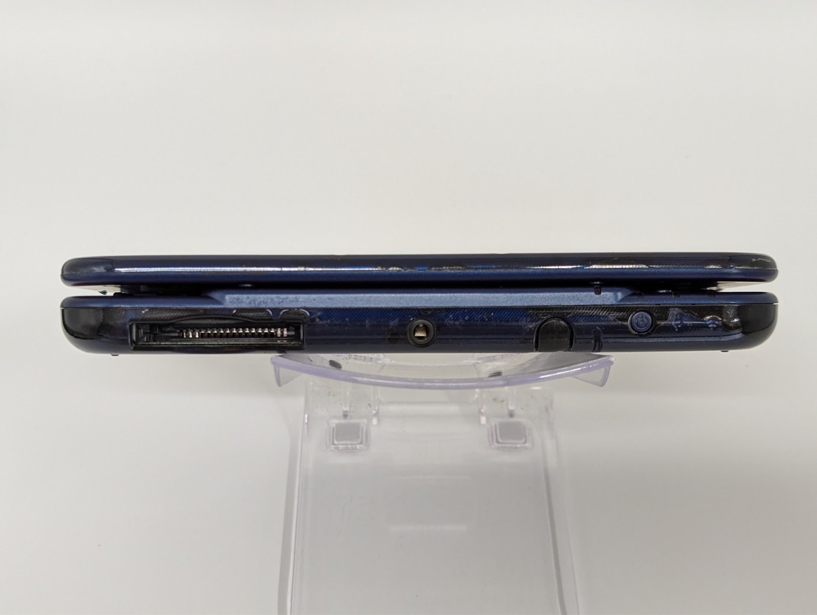 B447 Nintendo new 3DS LL XL console Metallic Blue w/adapter fx
