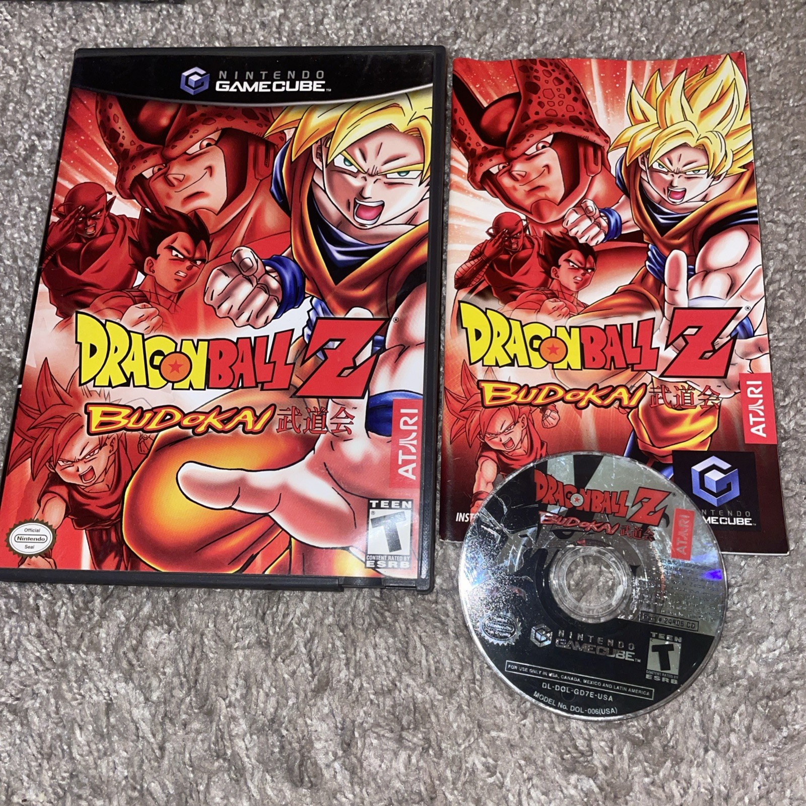 Dragon Ball Z: Budokai (Nintendo GameCube, 2003) CIB Tested