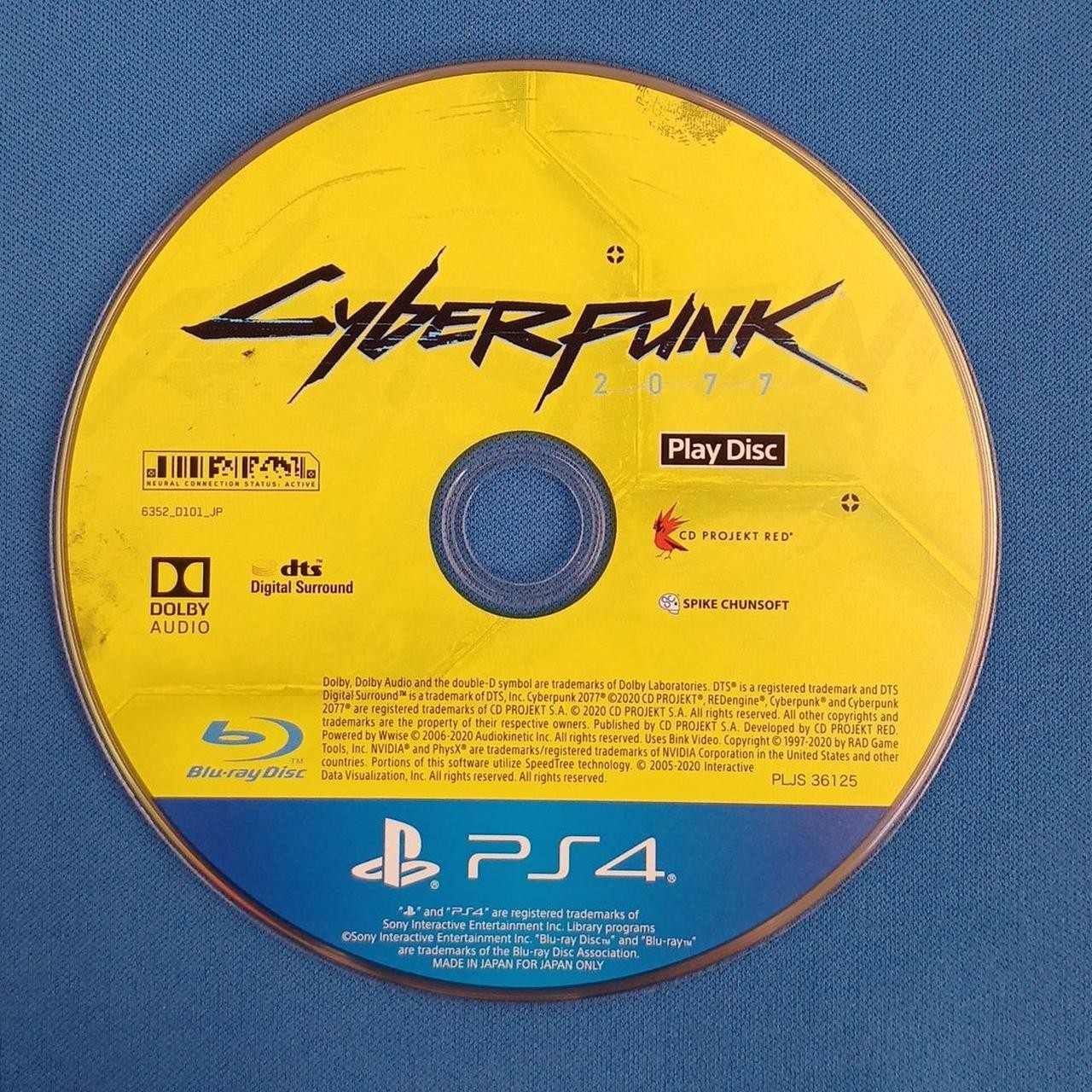 SPIKE CHUNSOFT PLJS36125 Cyberpunk 2077 PlayStation4 PS4